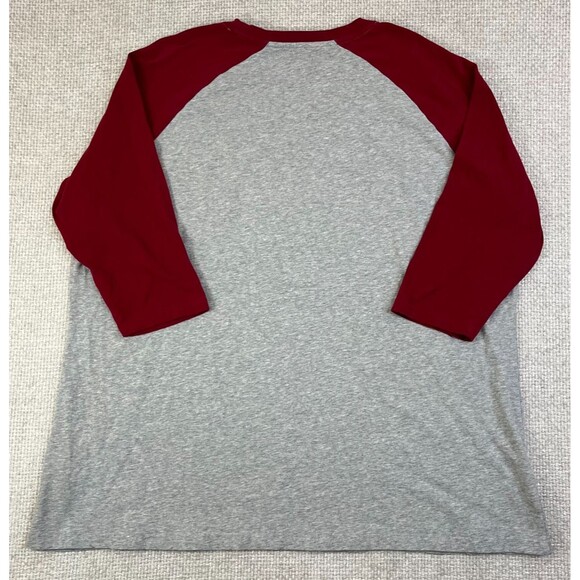 Ariat Real T-Shirt Women's 2X 3/4 Sleeve Red Gray Classic Fit "Live, Love, Ride" - Picture 3 of 8